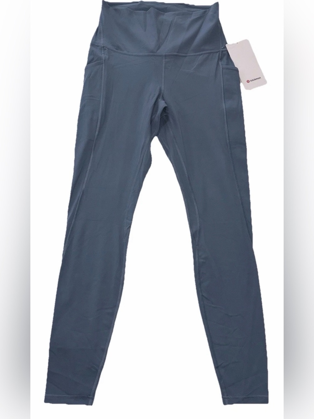NWT*LULULEMON*SIZE 12*ALIGN HI RISE 28” L PANT*POCKETS*AUTHENTIC* STEEL BLUE$128